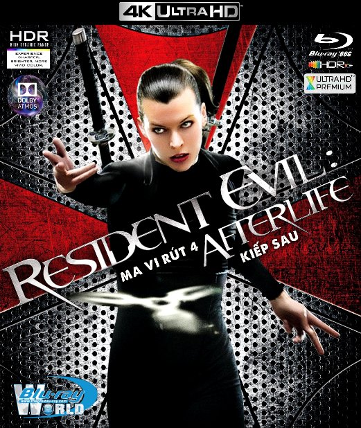 4KUHD-622. Resident Evil Afterlife 2010 - Ma Vi Rút 4 : Kiếp Sau 4K-66G (TRUE- HD 7.1 DOLBY ATMOS - HDR 10+)